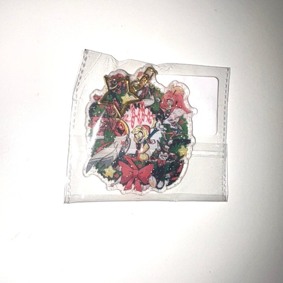 Hazbin Hotel Charlie Vaggie Angel Dust Husk Alastor holiday charm - Picture 1 of 2